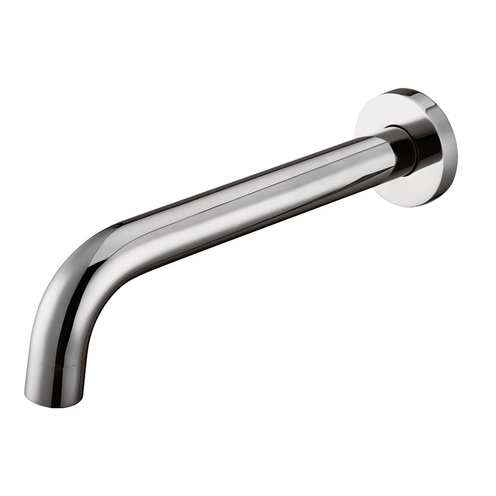 Chrome Wall Spout on a white background