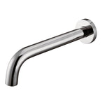 Chrome Wall Spout on a white background