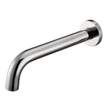Chrome Wall Spout on a white background