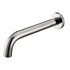 Chrome Wall Spout on a white background