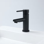 Notorious Basin Mixer Round Spout Matt Black