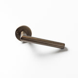 Notorious Collective Door Handle and Lock Antique Brass
