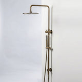 Notorious Collective Shower with Diverter 200mm - Antique Brass