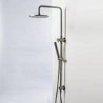 Notorious Collective Shower with Diverter 200mm - Brushed Nickel
