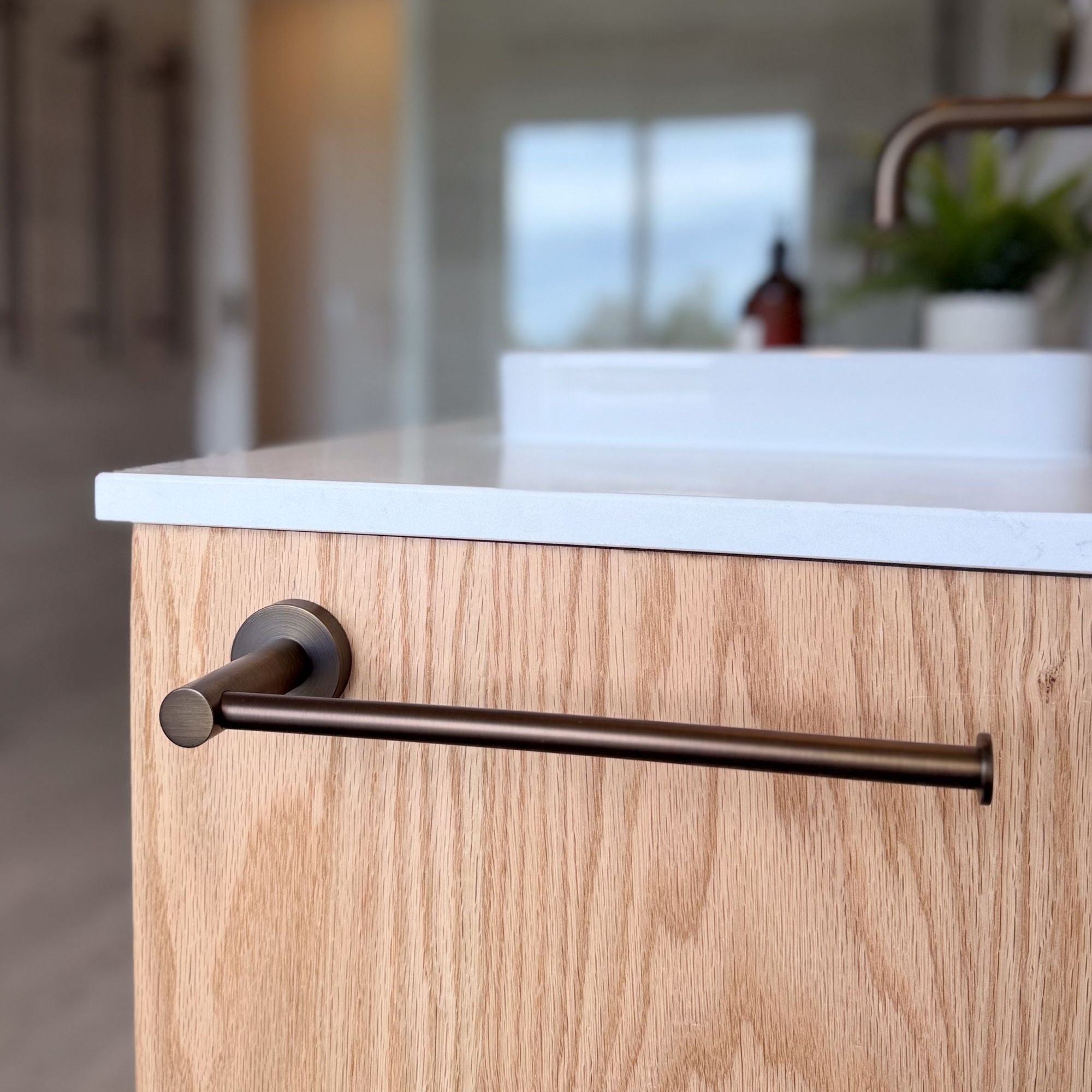 Notorious Collective Towel Holder Antique Brass