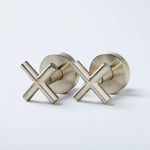 Notorious Cross Handle Taps Brushed Nickel