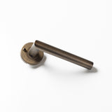 Notorious Collective Door Handle and Lock Antique Brass