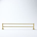 Notorious Double Towel Rail Brushed Gold