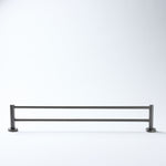 Notorious Double Towel Rail Gun Metal
