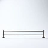 Notorious Double Towel Rail Gun Metal