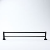 Notorious Double Towel Rail Matt Black