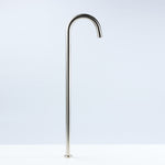 Notorious Floor Bath Spout Brushed Nickel
