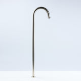 Notorious Floor Bath Spout Brushed Nickel
