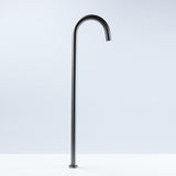 Notorious Floor Bath Spout Gun Metal