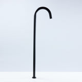 Notorious Floor Bath Spout Matt Black