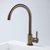 Notorious Kitchen Laundry Mixer Antique Brass