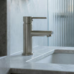 Notorious Mixer Round Spout Brushed Nickel