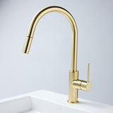 Notorious Pull-out Kitchen Laundry Mixer Brushed Gold