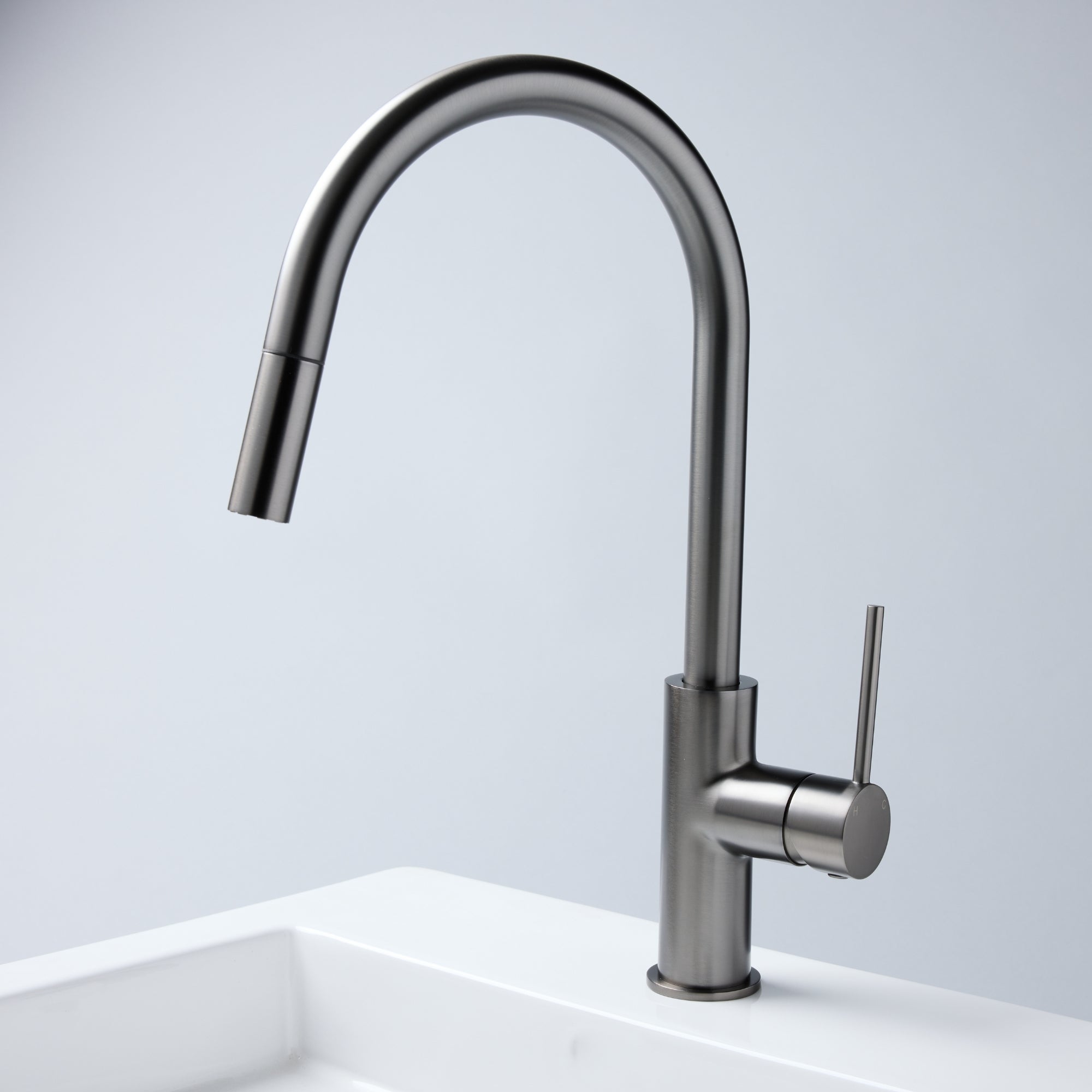 Notorious Pull-out Kitchen Laundry Mixer Gun Metal