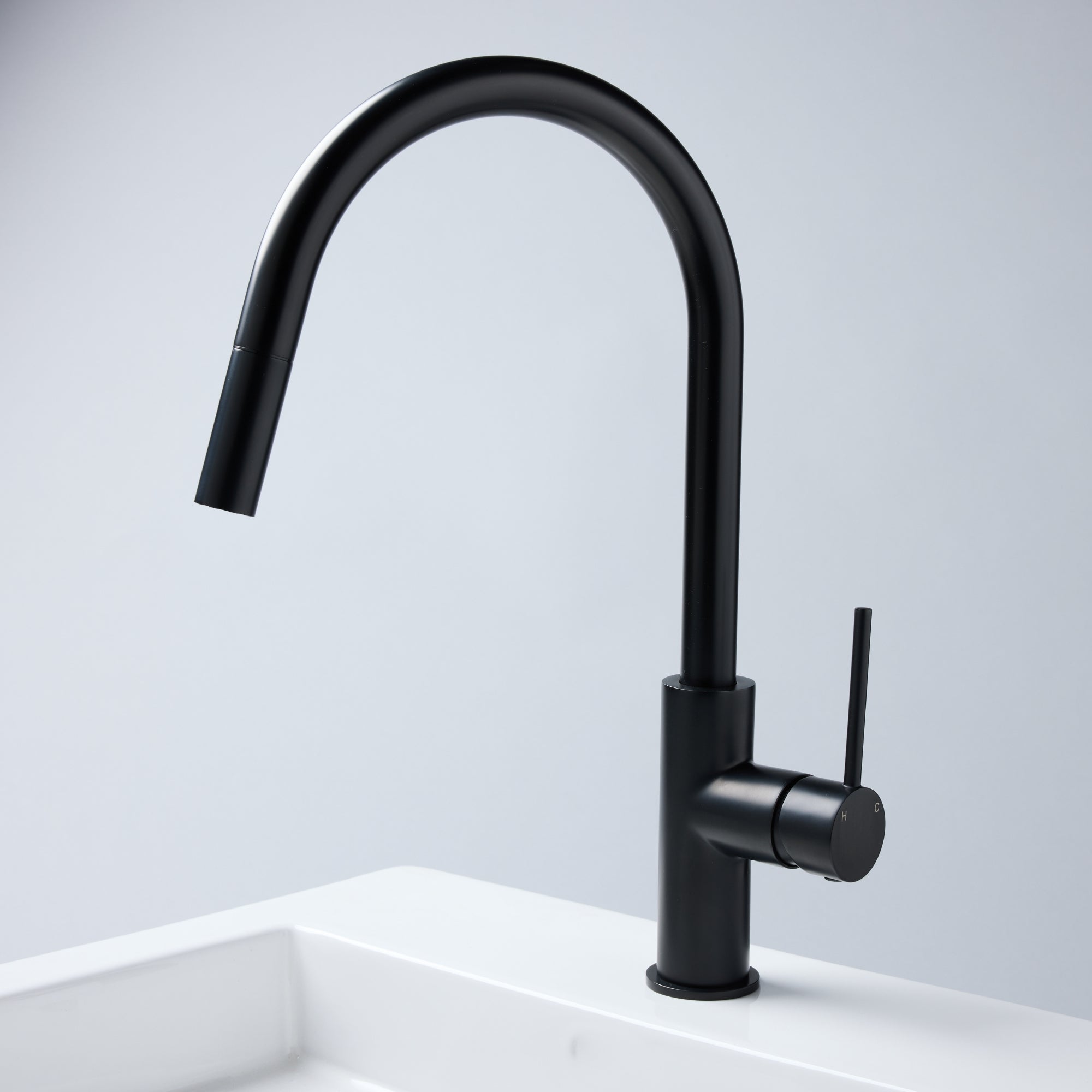 Notorious Pull-out Kitchen Laundry Mixer Matt Black