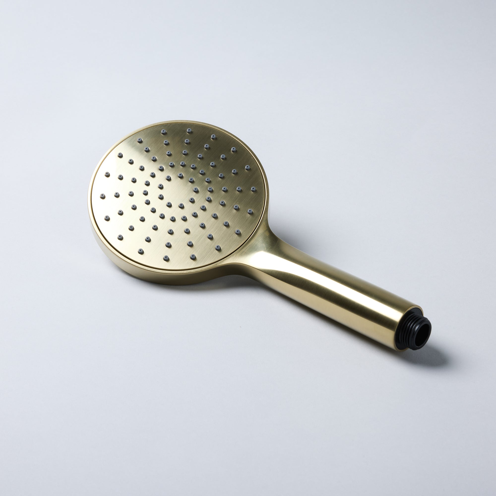 Notorious Round Shower Hose Head Brushed Gold