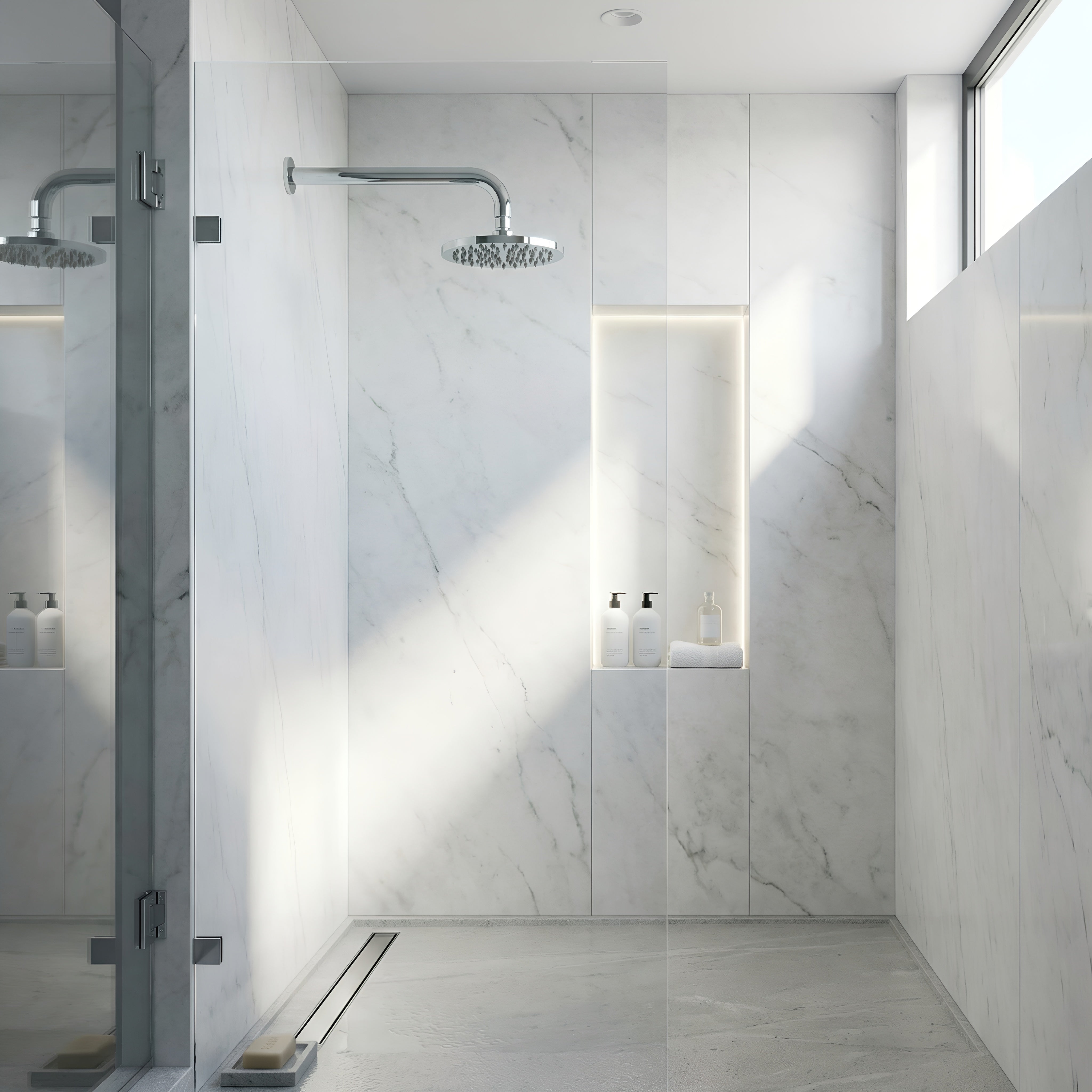 Notorious Round Wall Mounted Shower Arm Chrome
