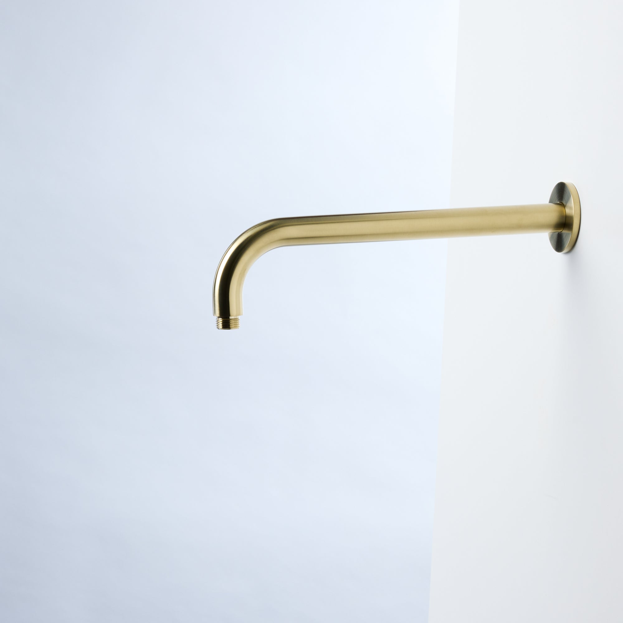 Notorious Round Wall Mounted Shower Arm Brushed Gold