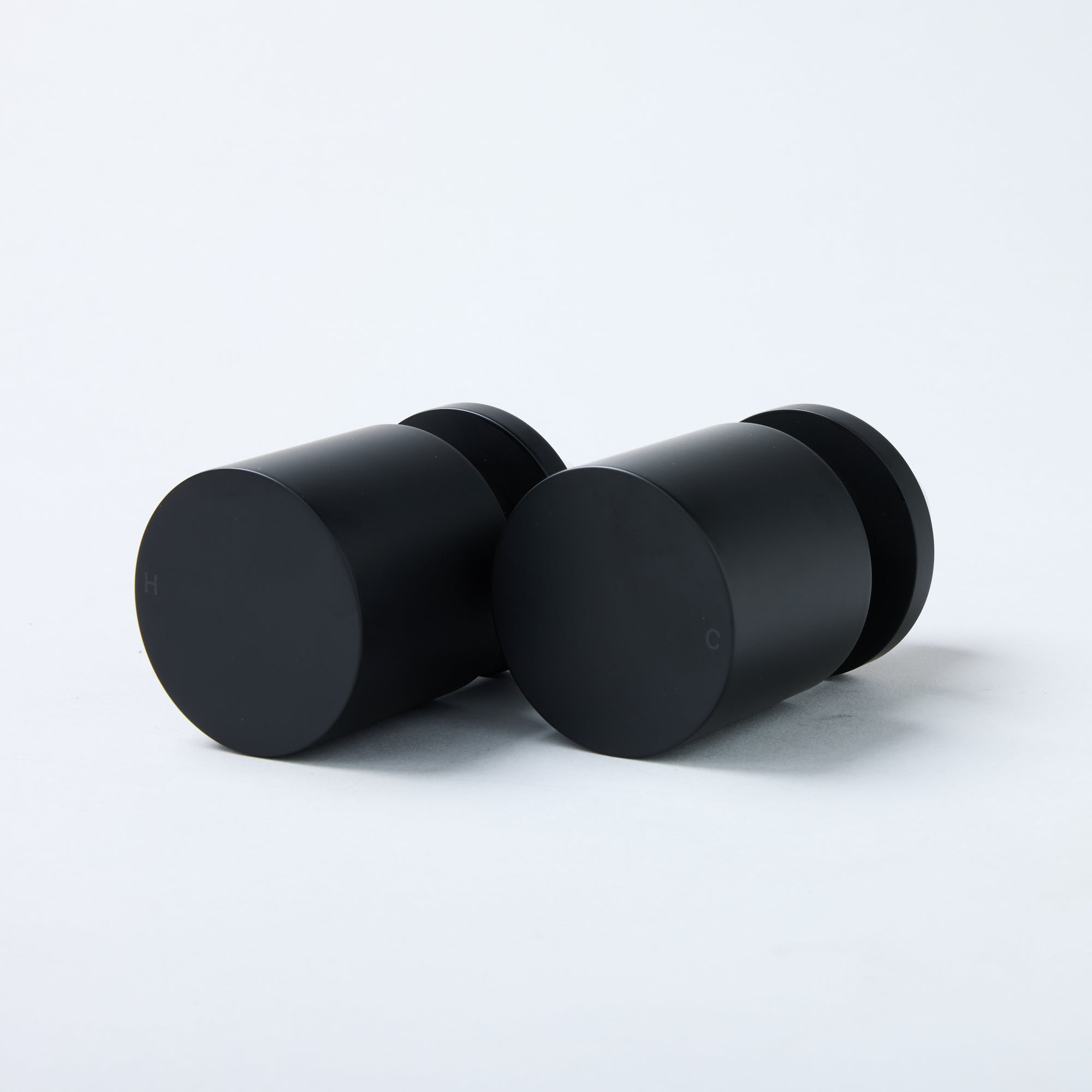 Notorious Round Wall Taps Matt Black