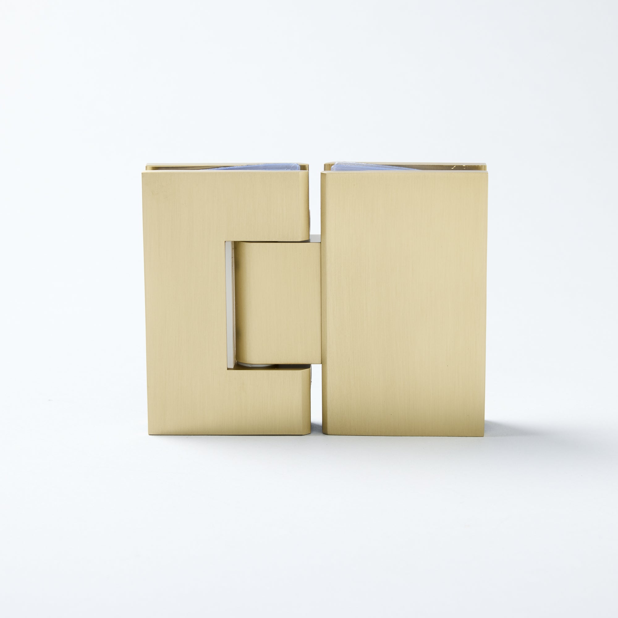 Notorious Shower Door Hinge Brushed Gold