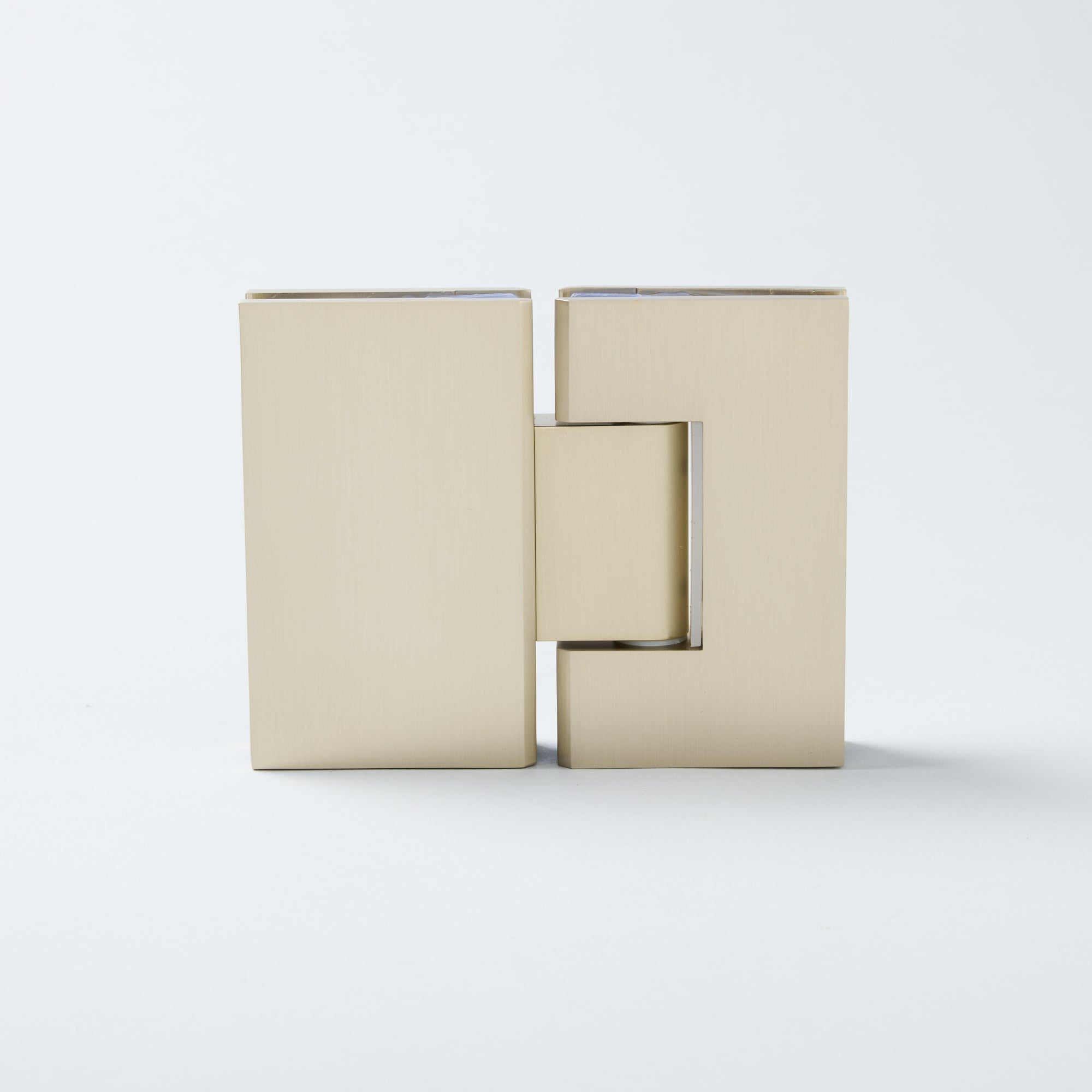 Notorious Shower Door Hinge Brushed Nickel