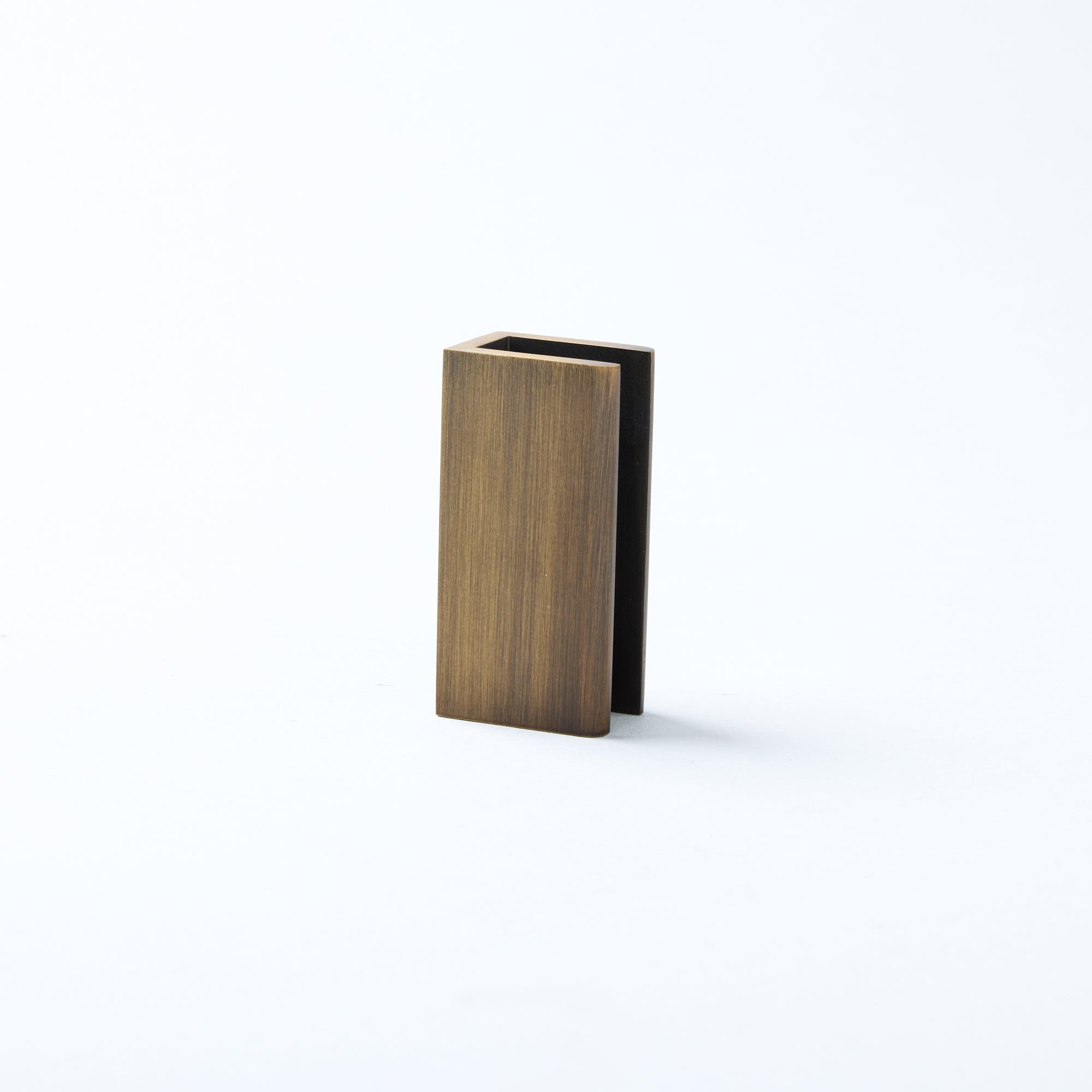 Notorious Shower Glass Clamp Antique Brass