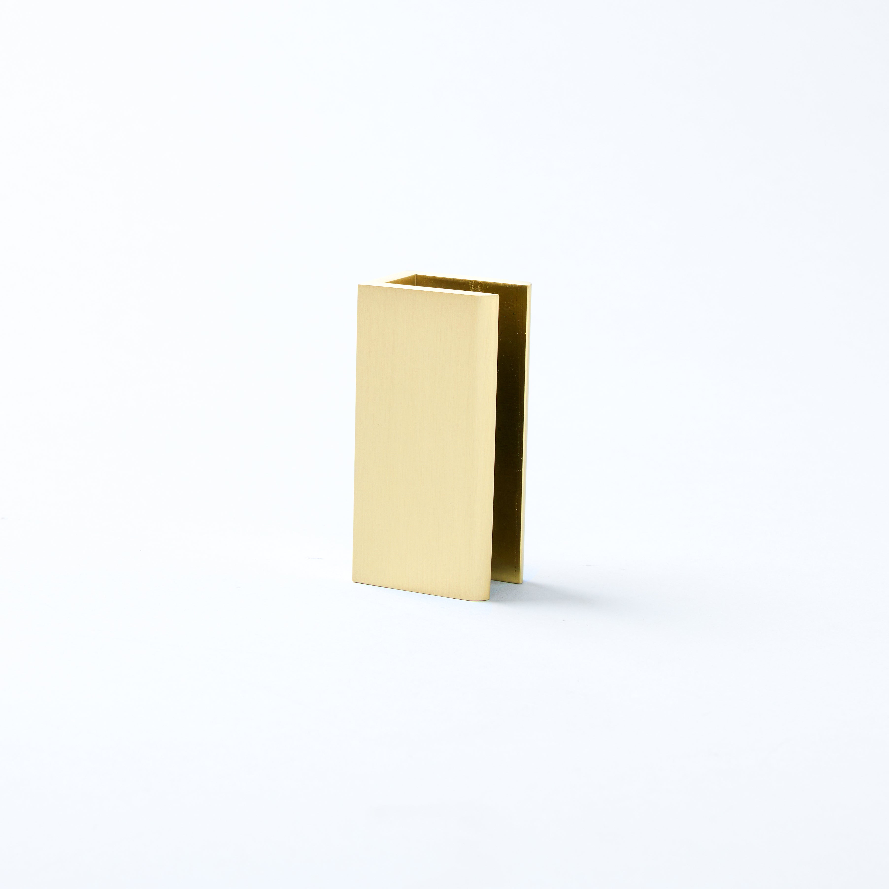 Notorious Shower Glass Clamp Brushed Gold ecom