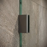 Notorious Shower Glass Clamp Gun Metal