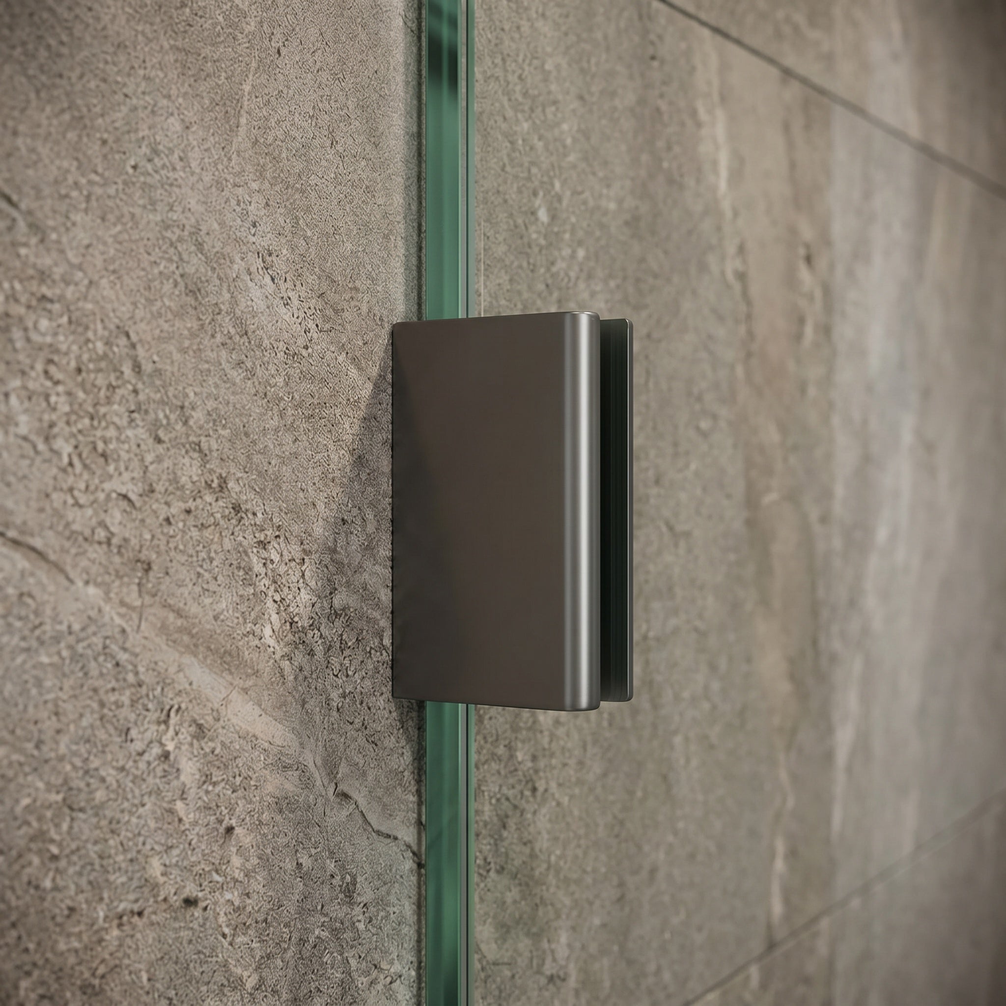 Notorious Shower Glass Clamp Gun Metal