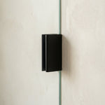 Notorious Shower Glass Clamp Matt Black