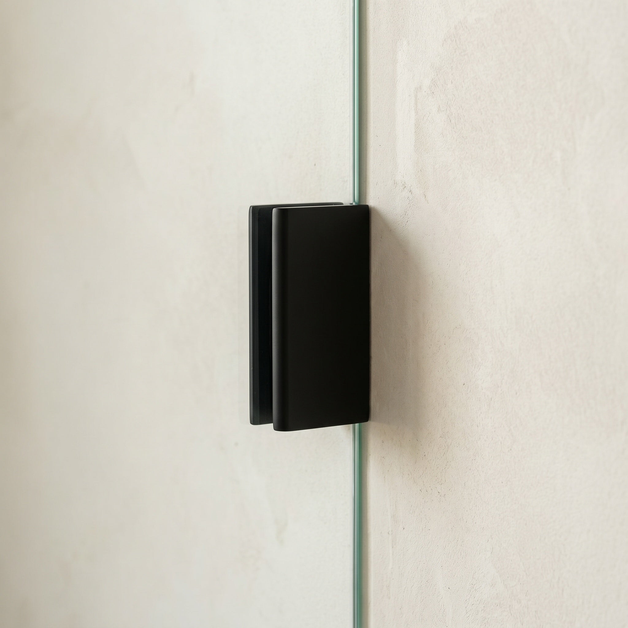Notorious Shower Glass Clamp Matt Black