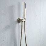 Notorious Shower Handpiece on Bracket Brushed Nickel