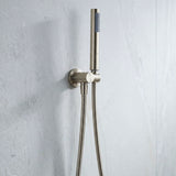 Notorious Shower Handpiece on Bracket Brushed Nickel