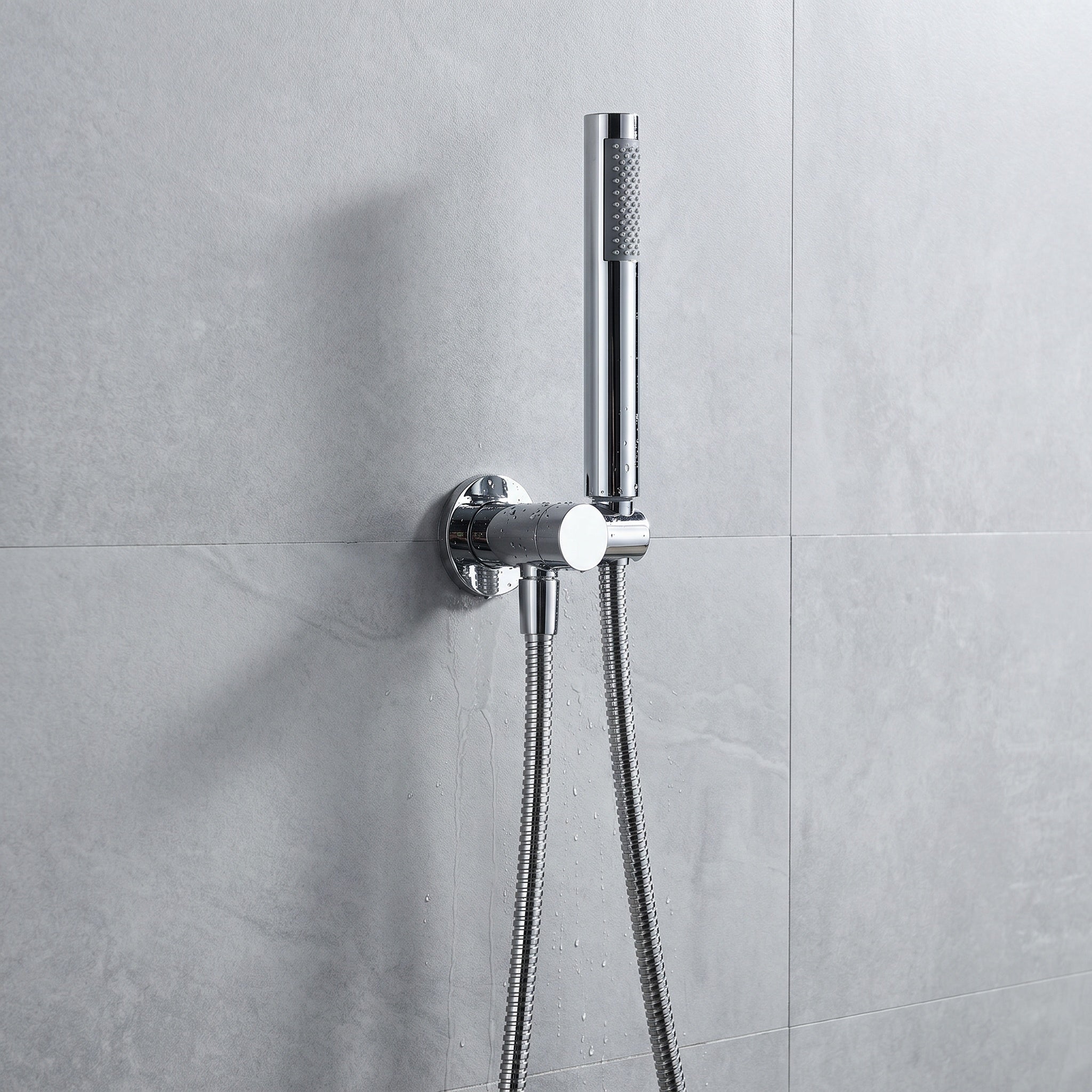 Notorious Shower Handpiece on Bracket Chrome