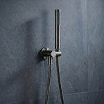 Notorious Shower Handpiece on Bracket Gun Metal