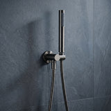 Notorious Shower Handpiece on Bracket Gun Metal