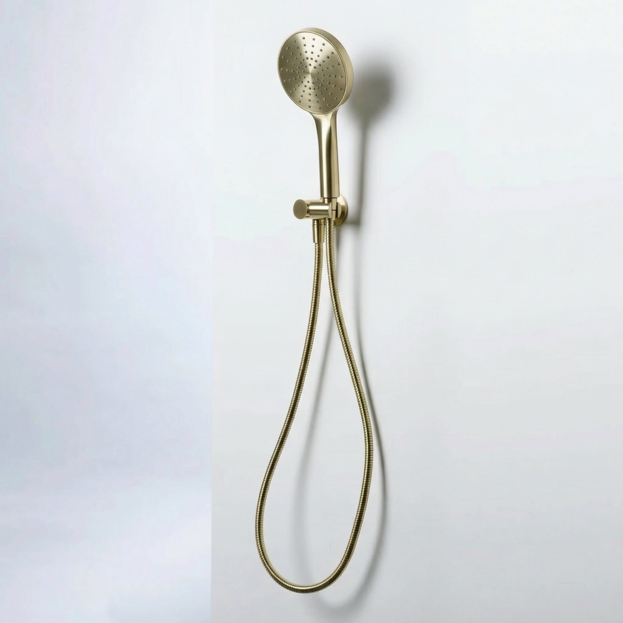 Notorious Shower Paddle Handpiece on Bracket Brushed Gold