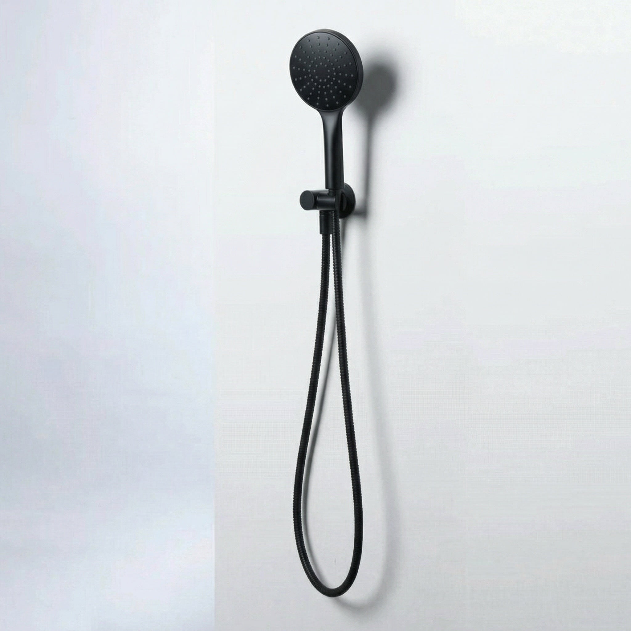 Notorious Shower Paddle Handpiece on Bracket Matt Black