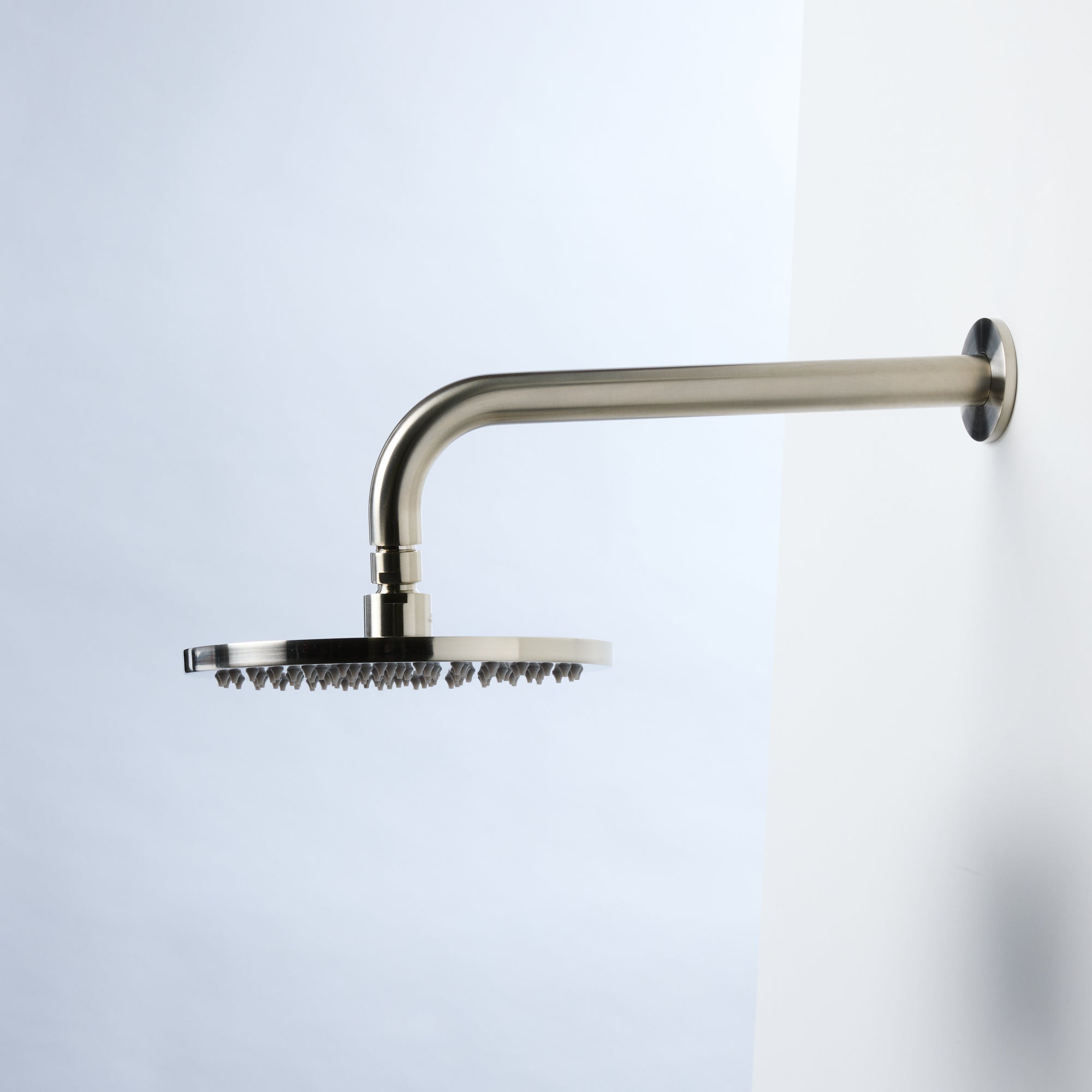 Notorious Showerhead on Wall Brushed Nickel