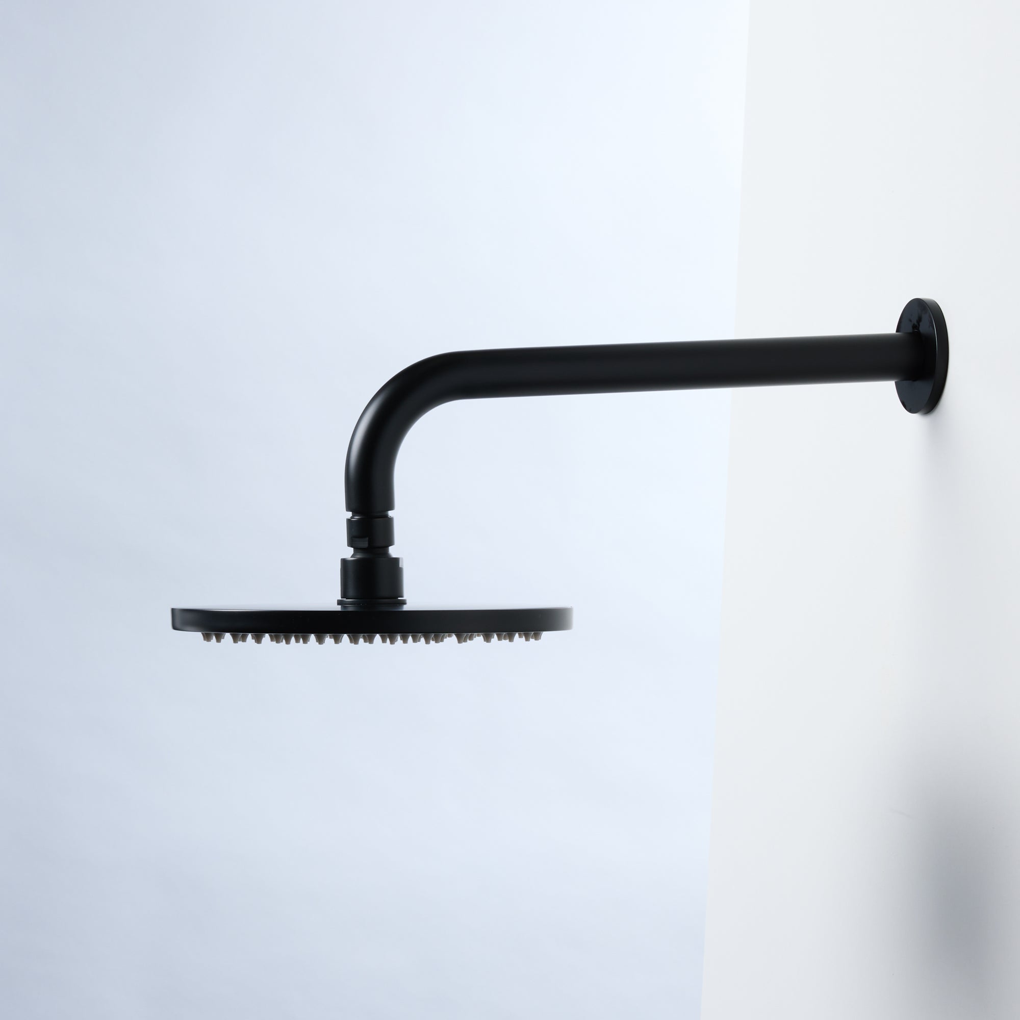 Notorious Showerhead on Wall Matt Black