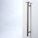 Notorious Single Bar Heated Towel Rail Brushed Nickel