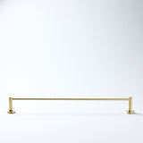 Notorious Single Towel Rail Brushed Gold