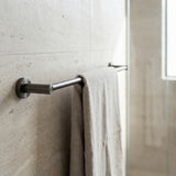 Notorious Single Towel Rail Gun Metal