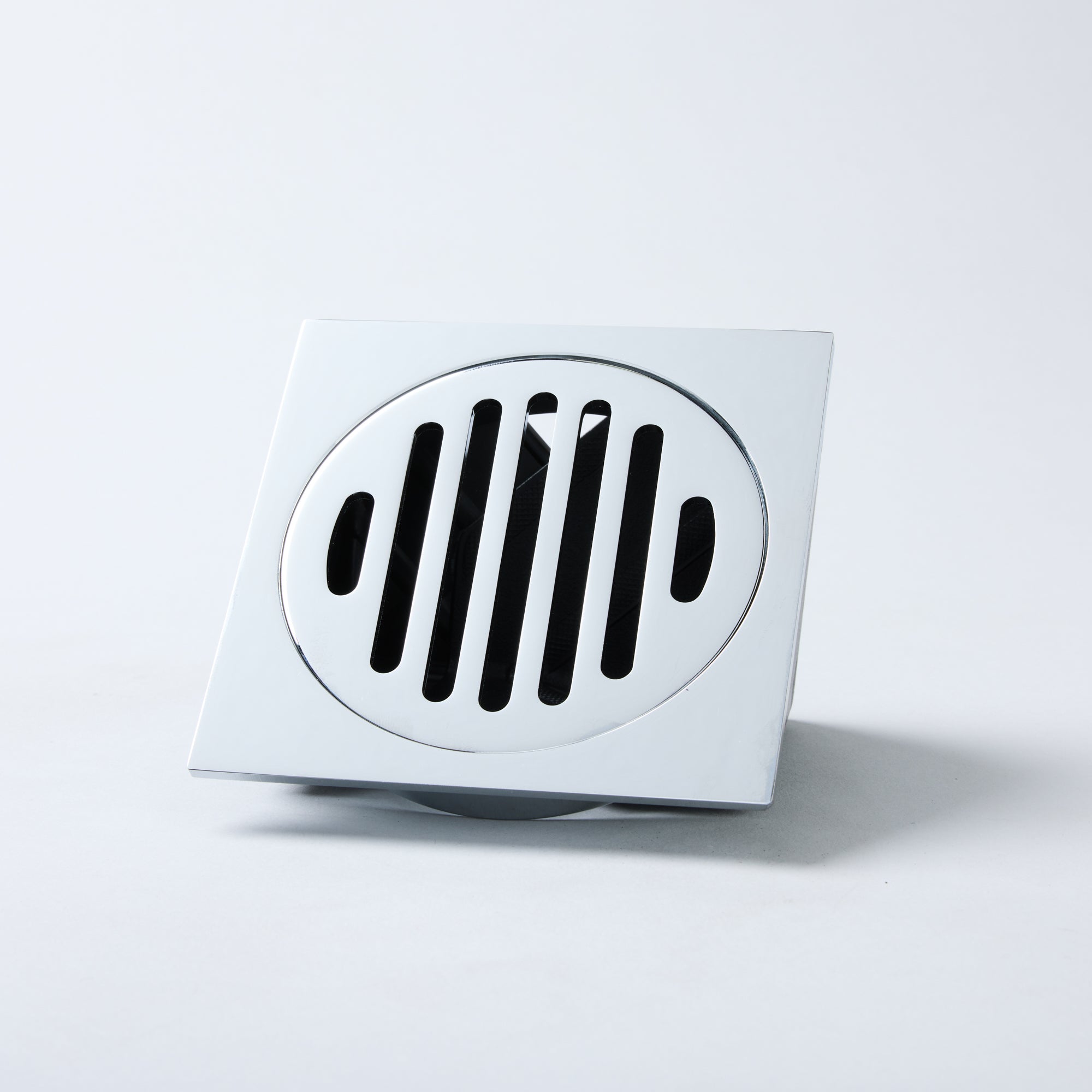 Notorious Square Round Floor Grate 100mm Chrome