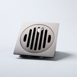 Notorious Square Round Floor Grate 100mm Gun Metal
